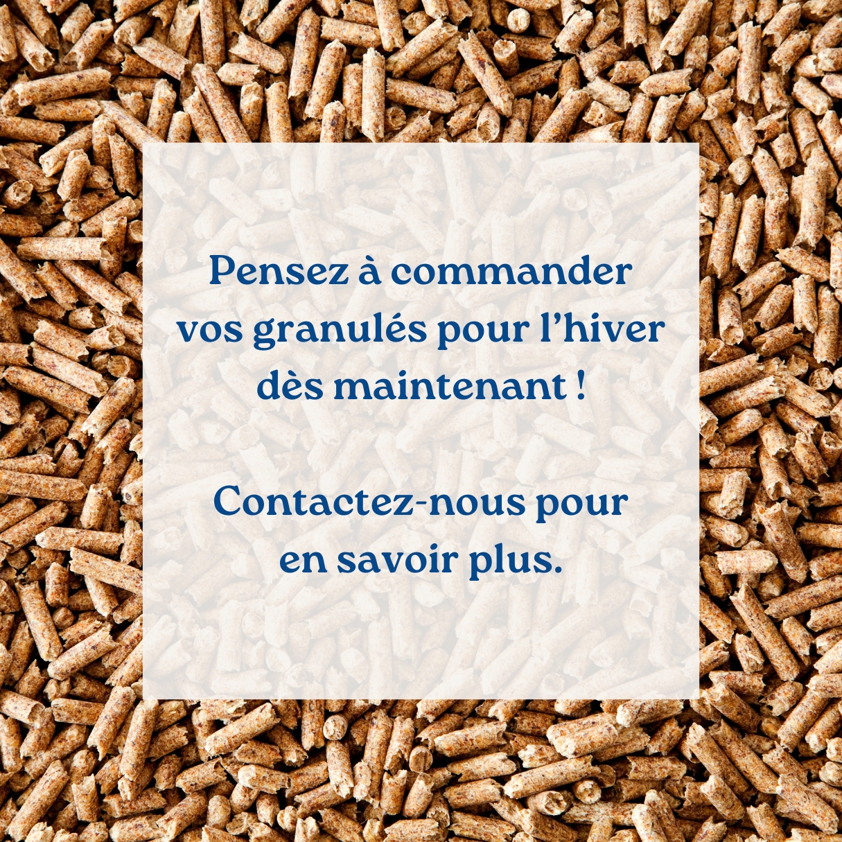 Commande Granulés - Patey Combustible